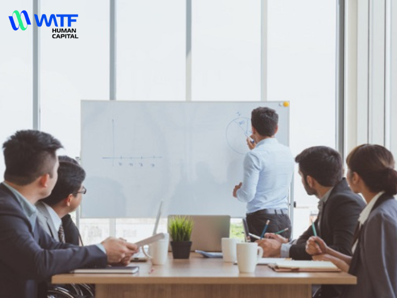 Đào tạo và phát triển nhân sự sau tuyển dụng 2 Đào tạo và phát triển nhân sự sau tuyển dụng là quá trình các doanh nghiệp đầu tư vào việc huấn luyện, trang bị kiến thức và kỹ năng cho nhân viên sau khi họ gia nhập tổ chức